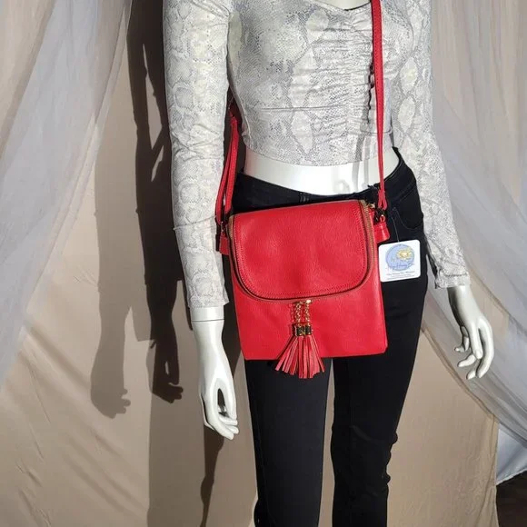 Red and Gold Crossbody Bag!! - Picture 4 of 8